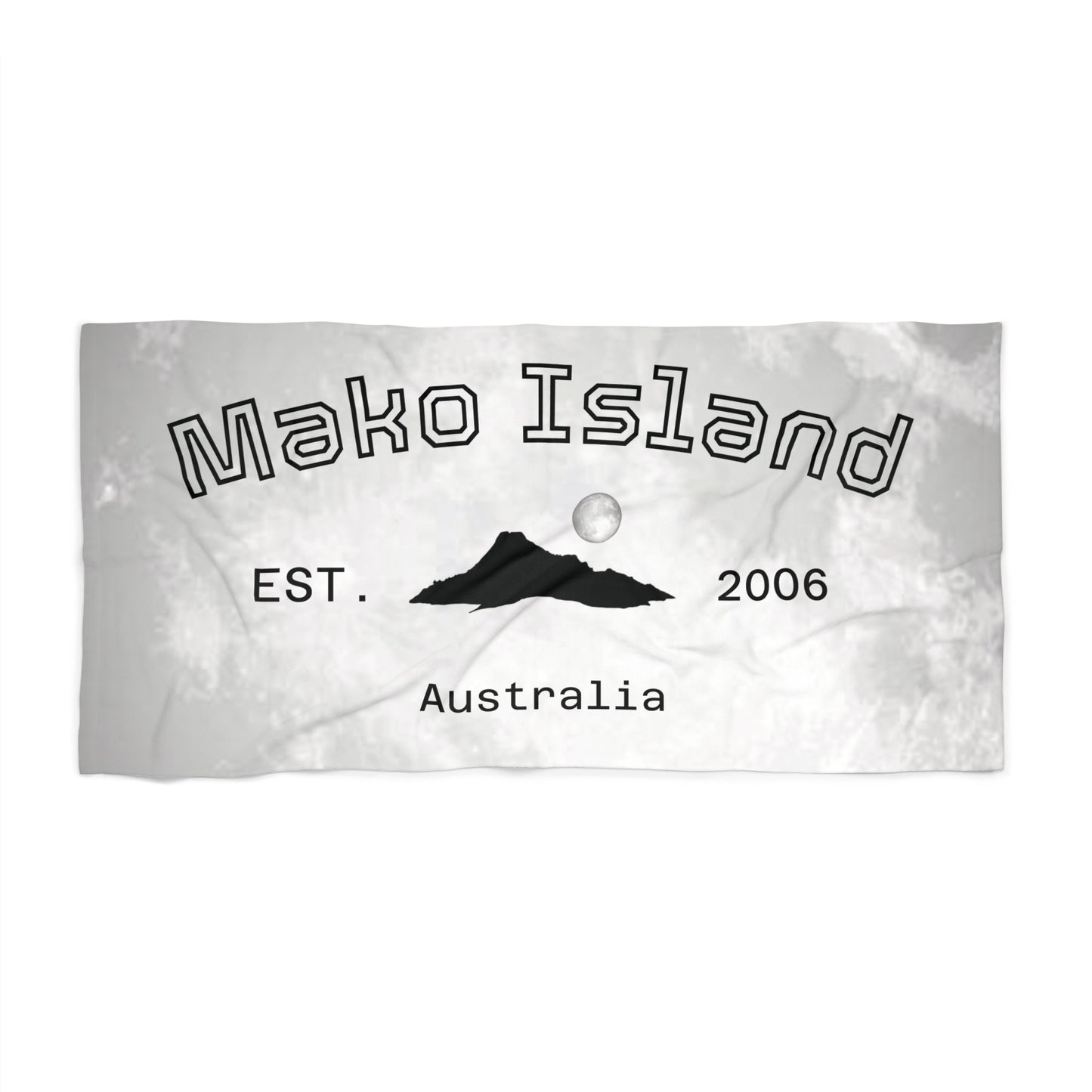 Mako Island Beach Towel