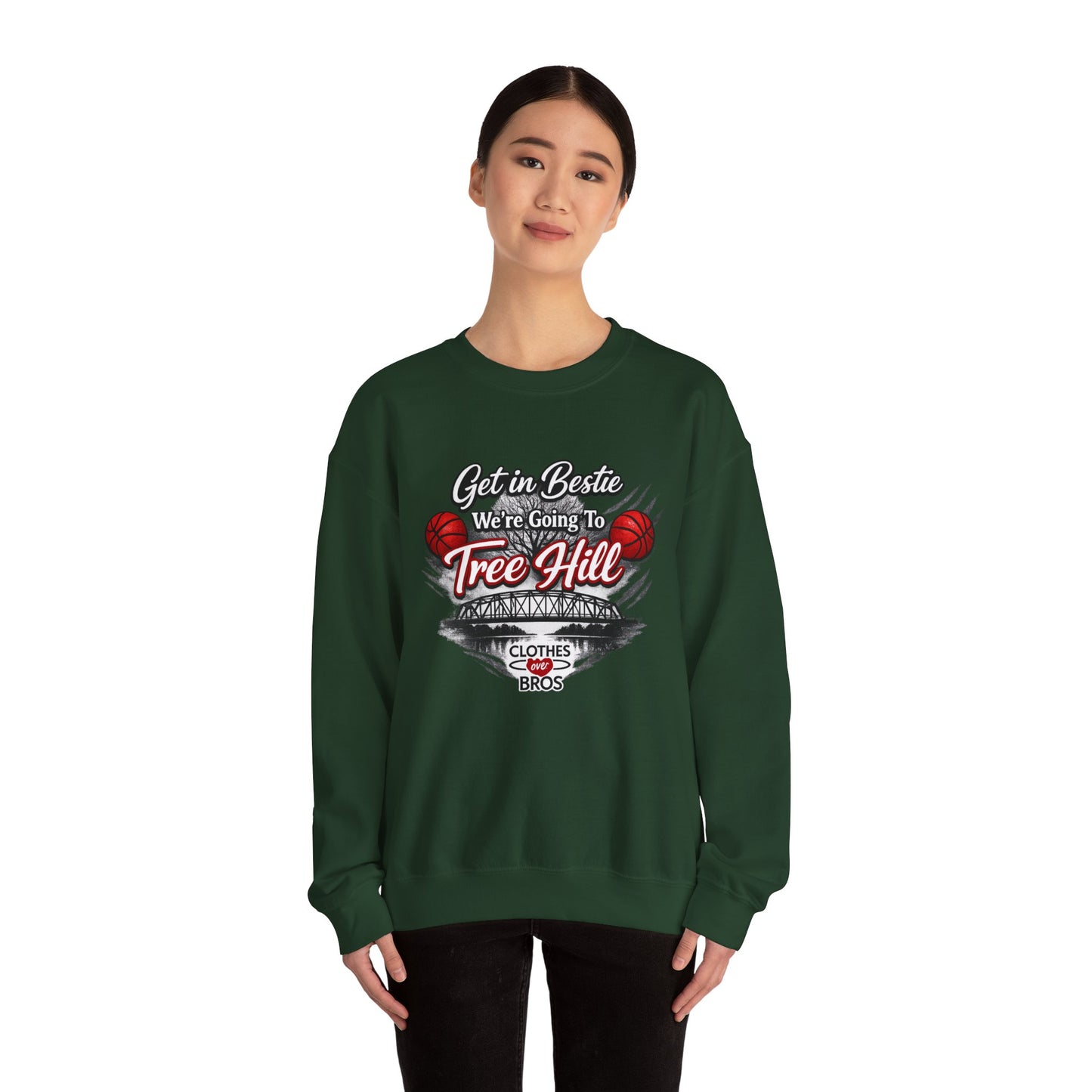 Get in Bestie (Tree Hill) Crewneck Sweatshirt