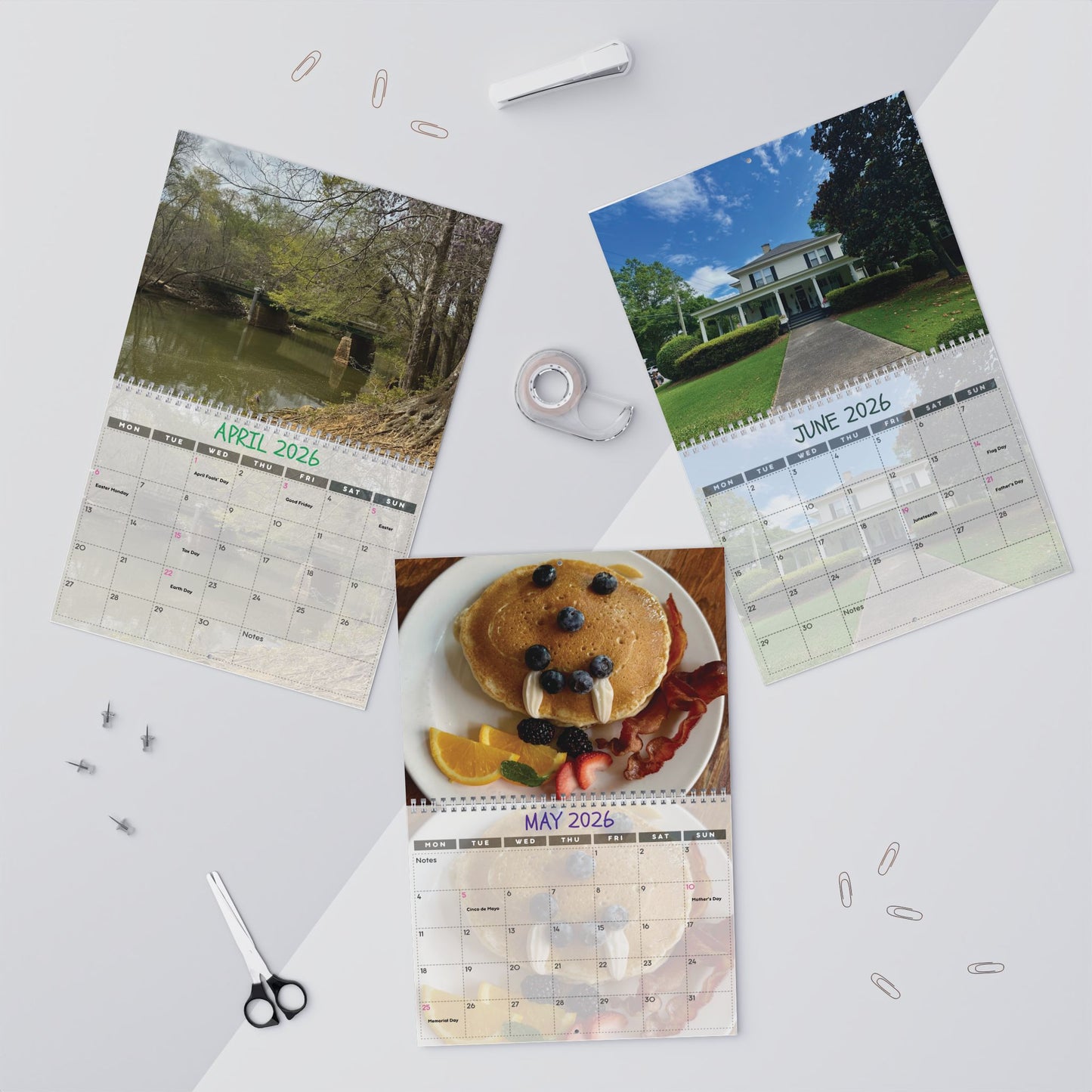 Mystic Falls Wall Calendar