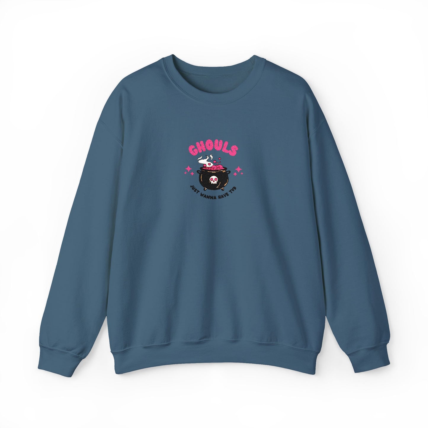 Ghouls Just Wanna Have Fun Crewneck Sweatshirt (Embroidery)