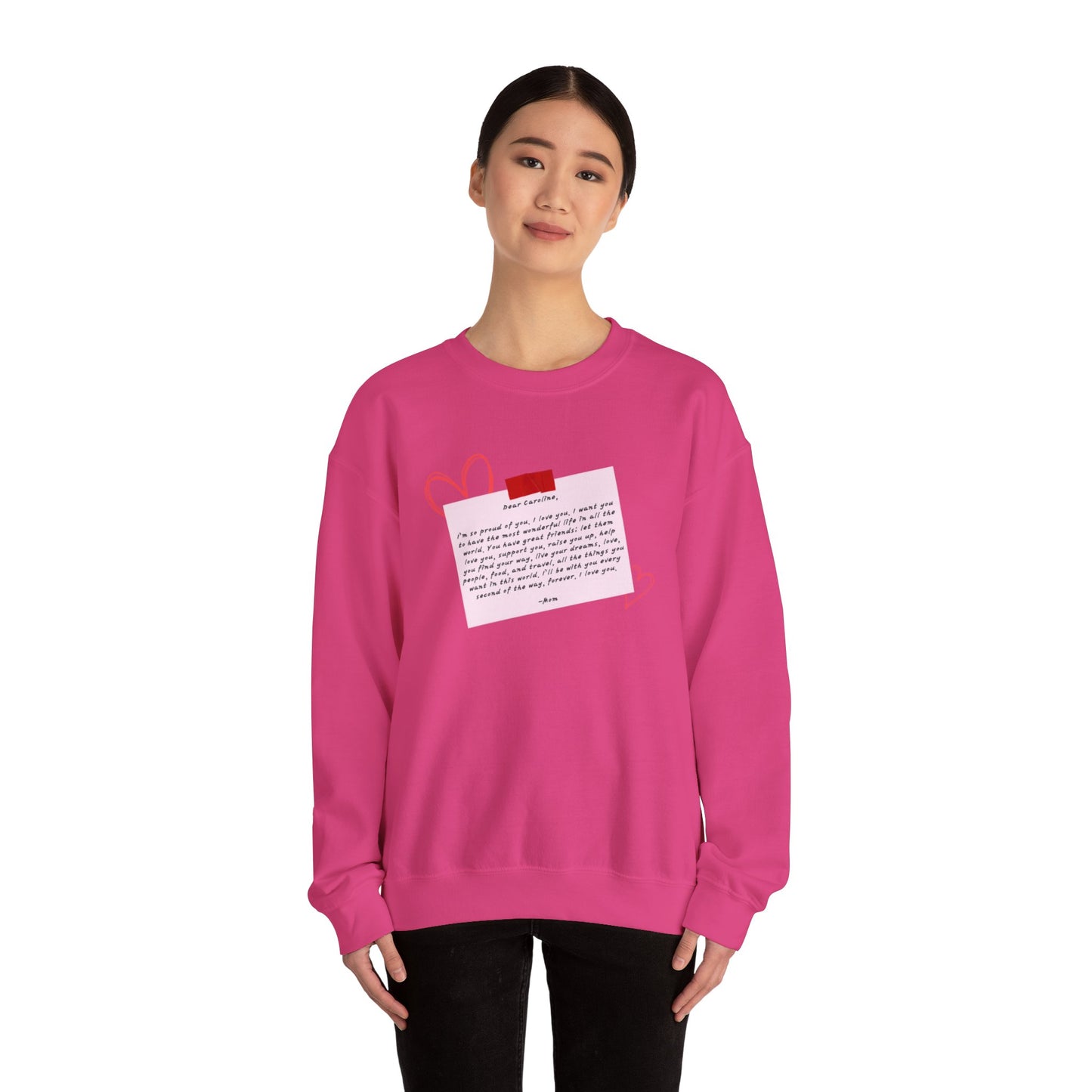 Caroline's Letter Crewneck Sweatshirt