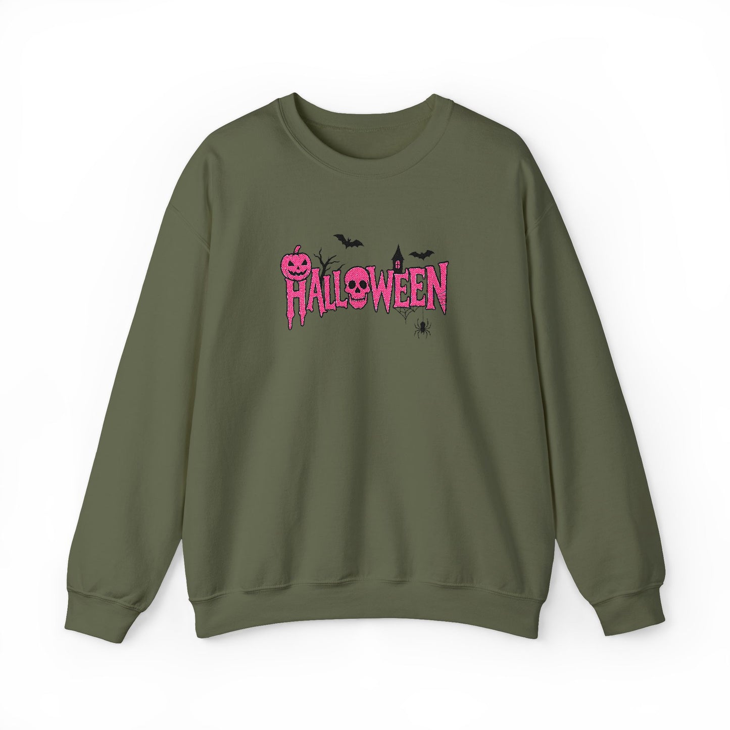 Halloween Crewneck Sweatshirt (Embroidery)