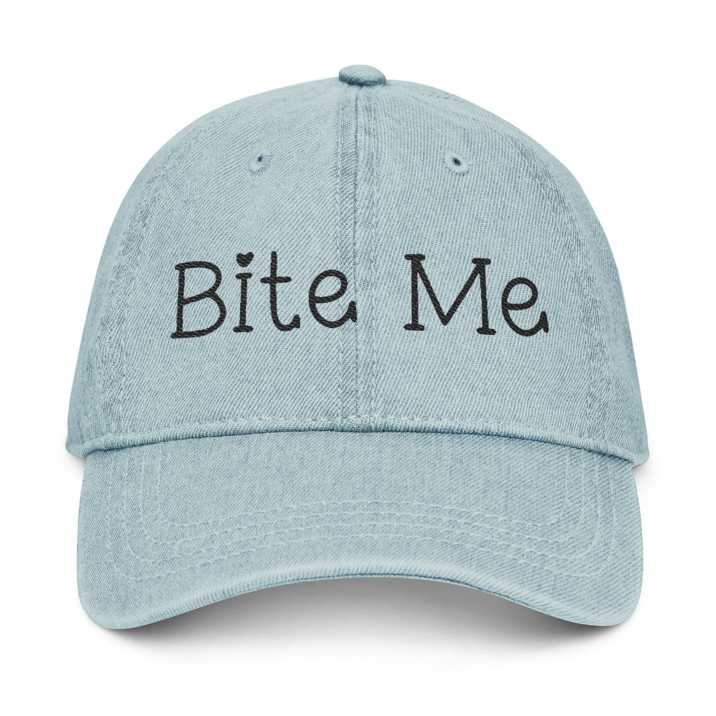 Bite Me Denim Hat (Embroidery)