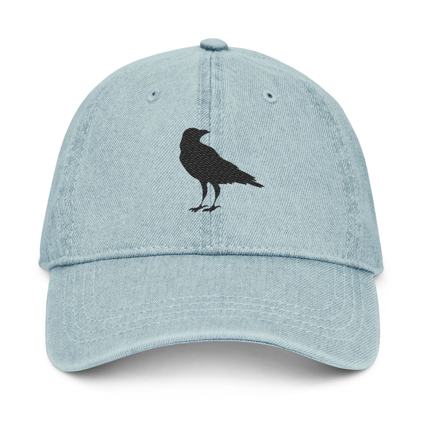 Crow Denim Hat (Embroidery)