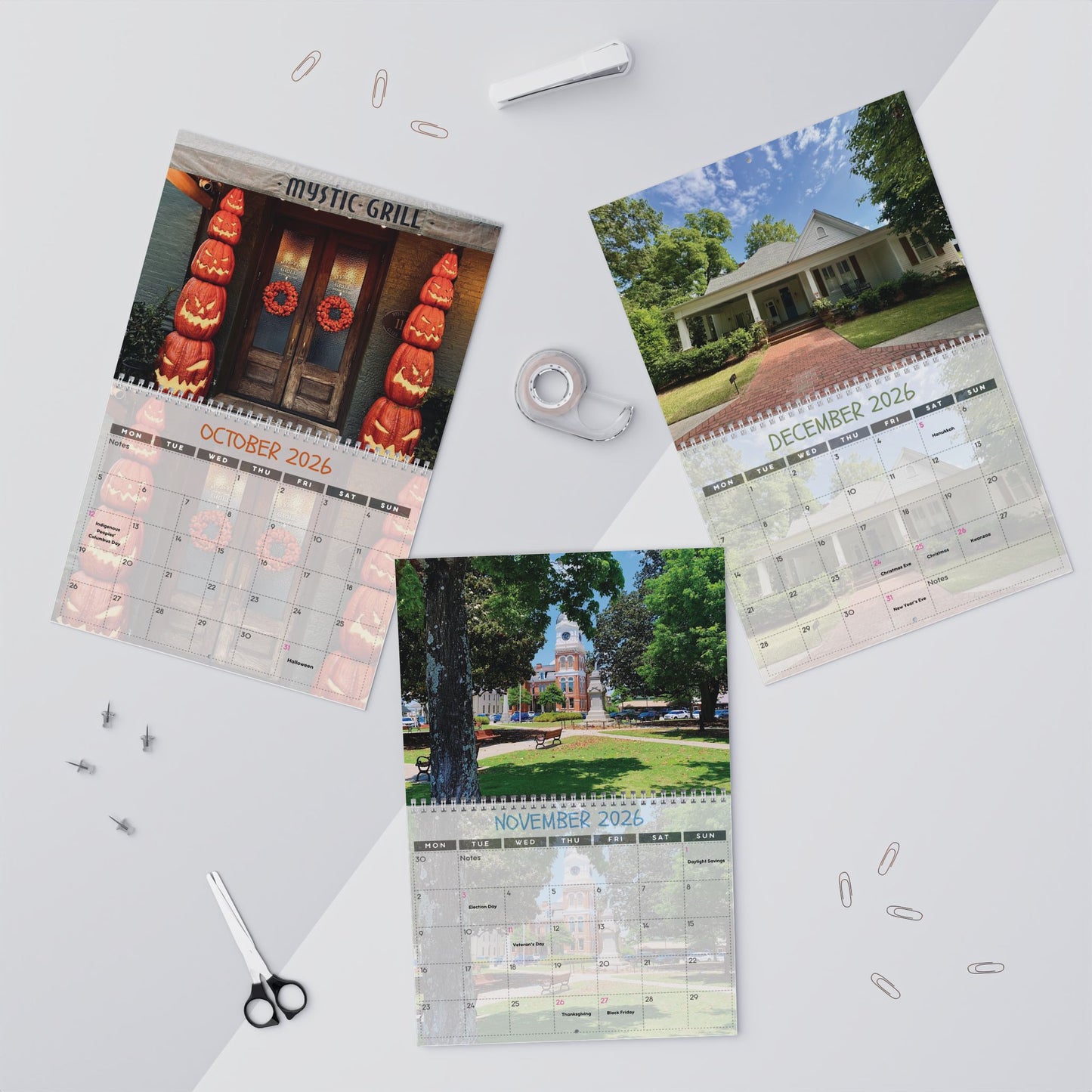 Mystic Falls Wall Calendar