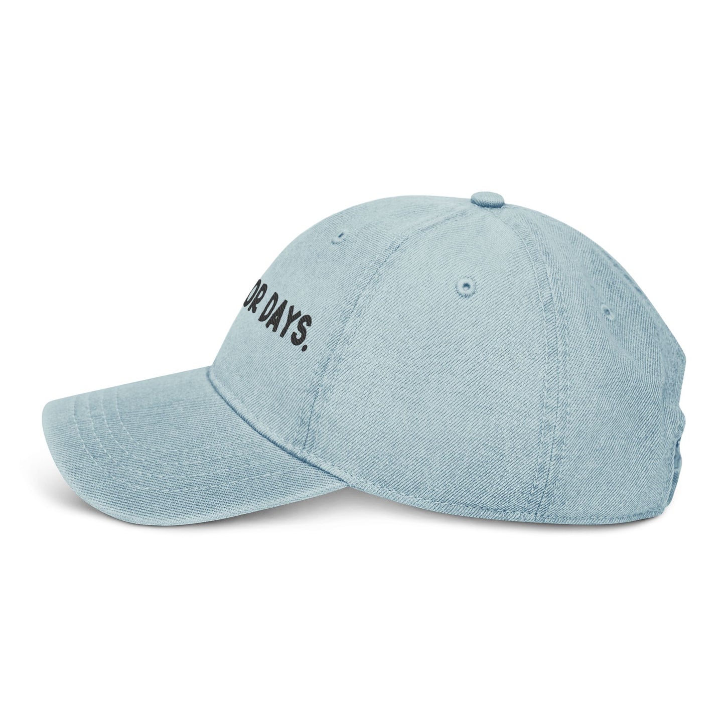 Fangs for Days Denim Hat (Embroidery)