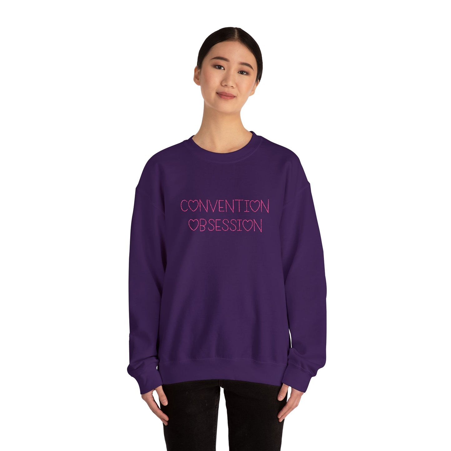 Convention Obsession Crewneck Sweatshirt (Embroidery)