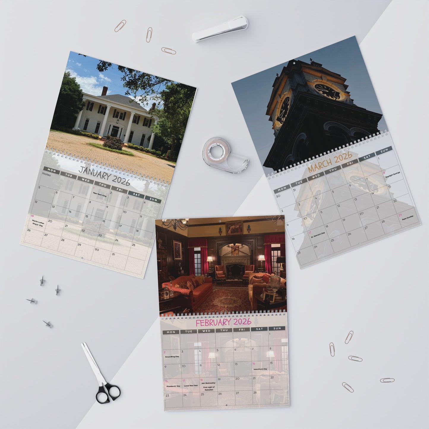 Mystic Falls Wall Calendar