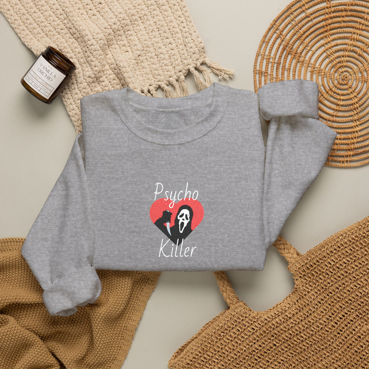 Psycho Killer Crewneck Sweatshirt (Embroidery)