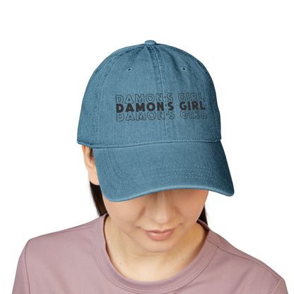 Damon's Girl Denim Hat (Embroidery)