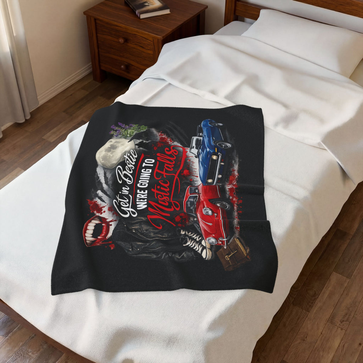 Mystic Falls Velveteen Plush Blanket