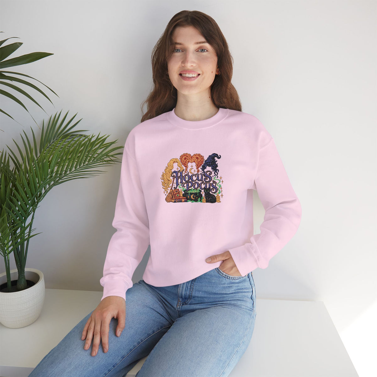 Hocus Pocus Crewneck Sweatshirt (Embroidery)