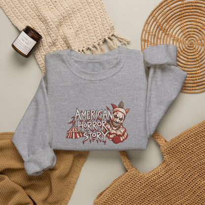 Twisty the Clown Crewneck Sweatshirt (Embroidery)