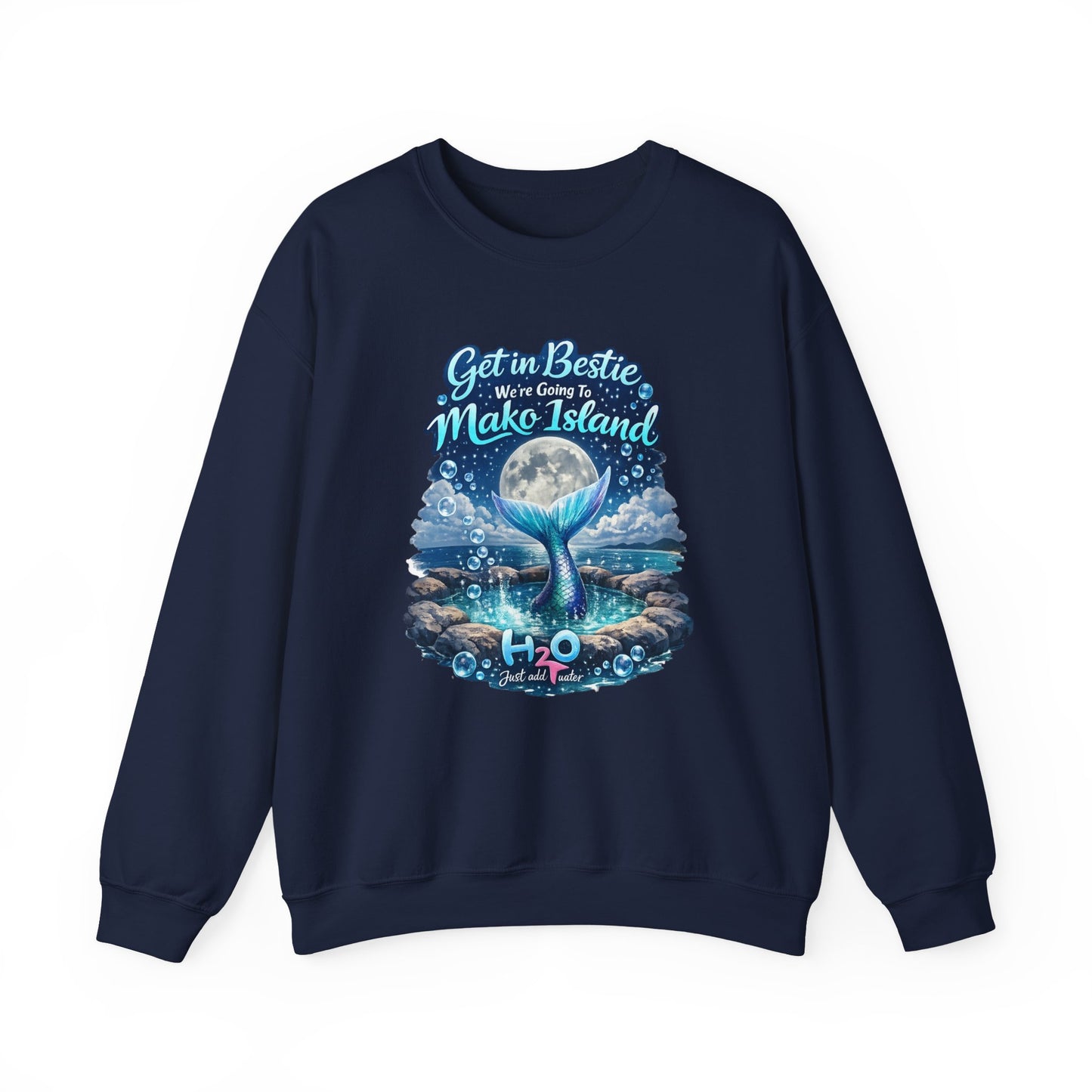 Get in Bestie (Mako Island) Crewneck Sweatshirt