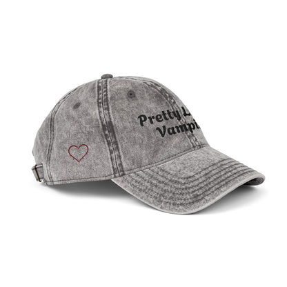 Pretty Little Vampire Vintage Cap (Embroidery)