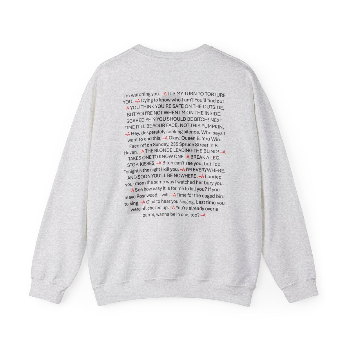Your Favorite Liar Alison's Txts Crewneck Sweatshirt
