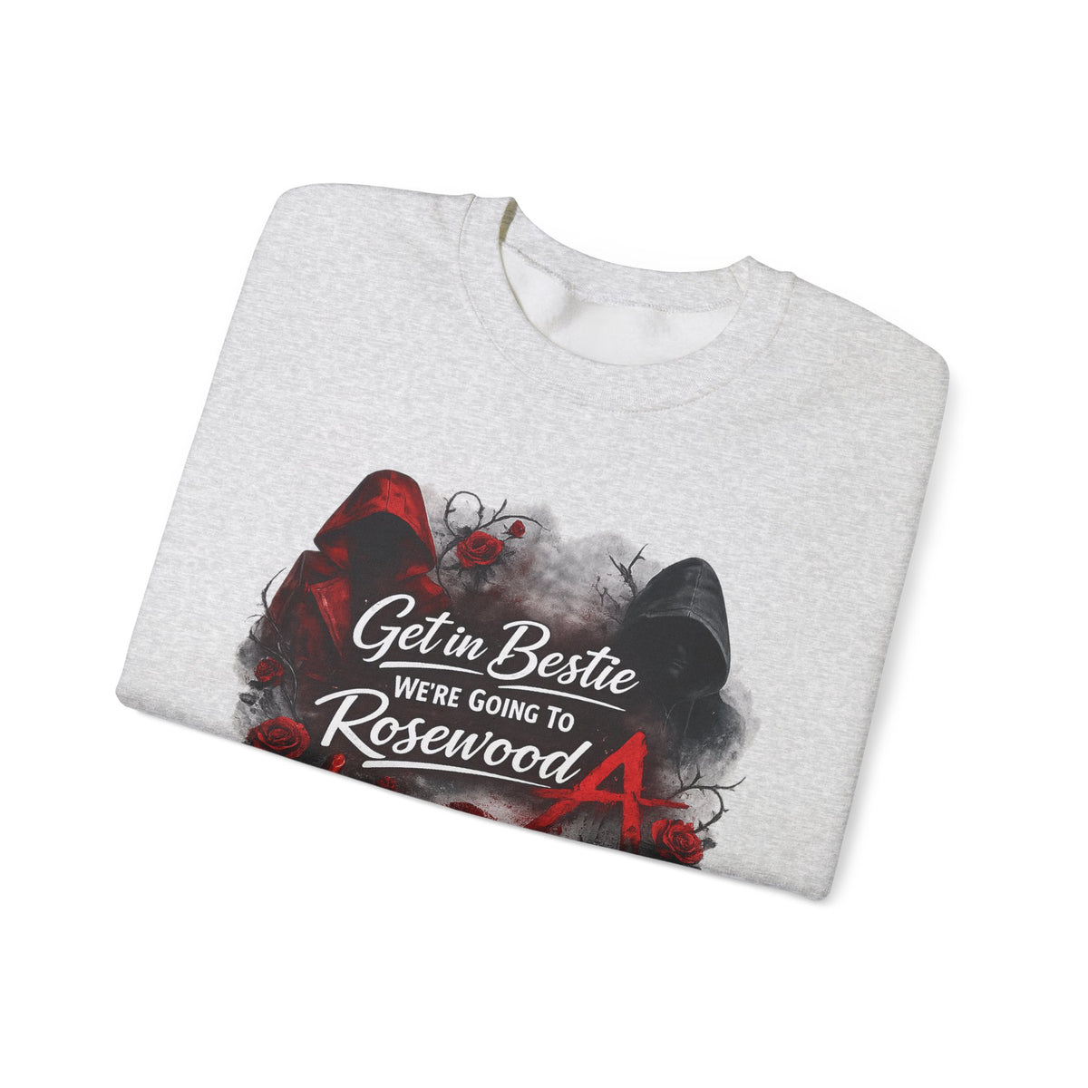 Get in Bestie (Rosewood) Crewneck Sweatshirt