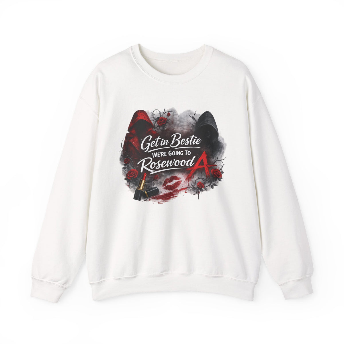 Get in Bestie (Rosewood) Crewneck Sweatshirt