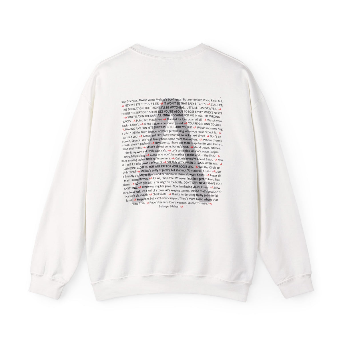 Your Favorite Liar Spencer's Txts Crewneck Sweatshirt