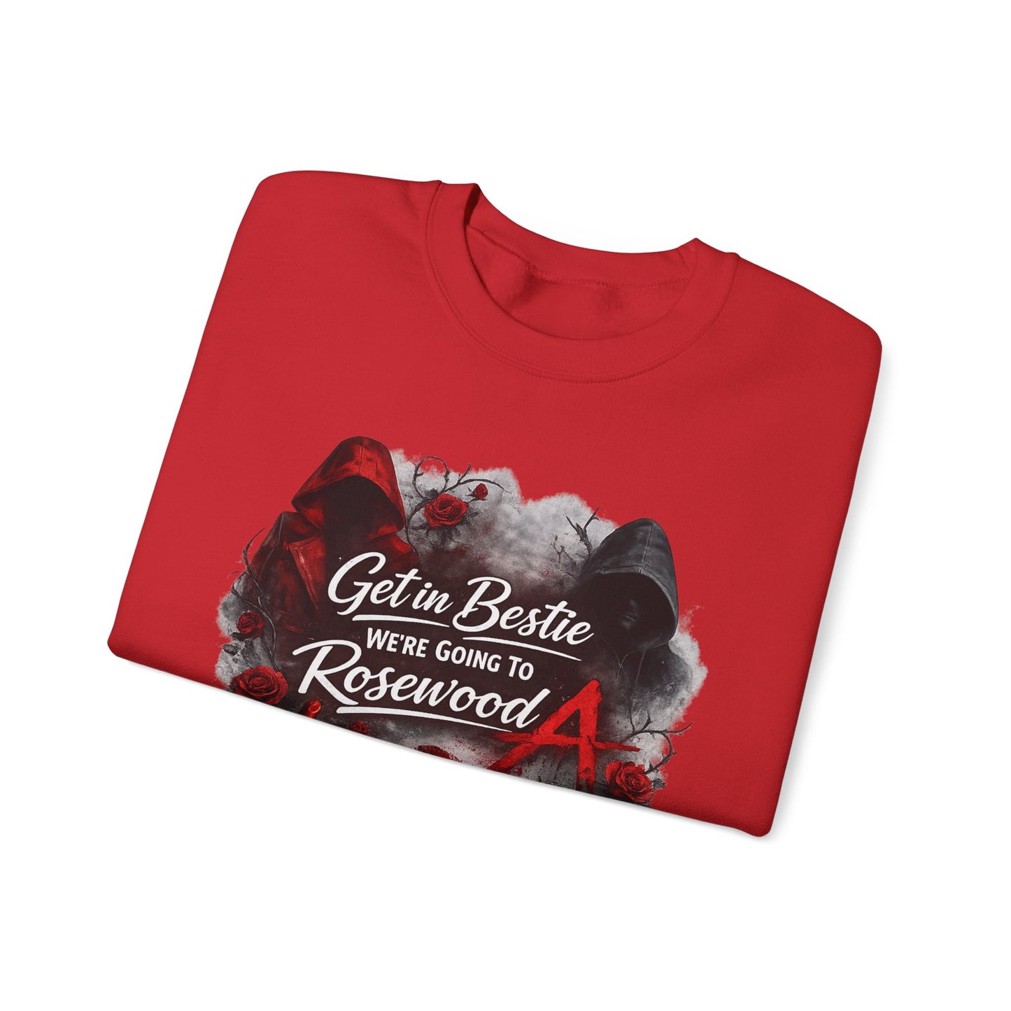 Get in Bestie (Rosewood) Crewneck Sweatshirt