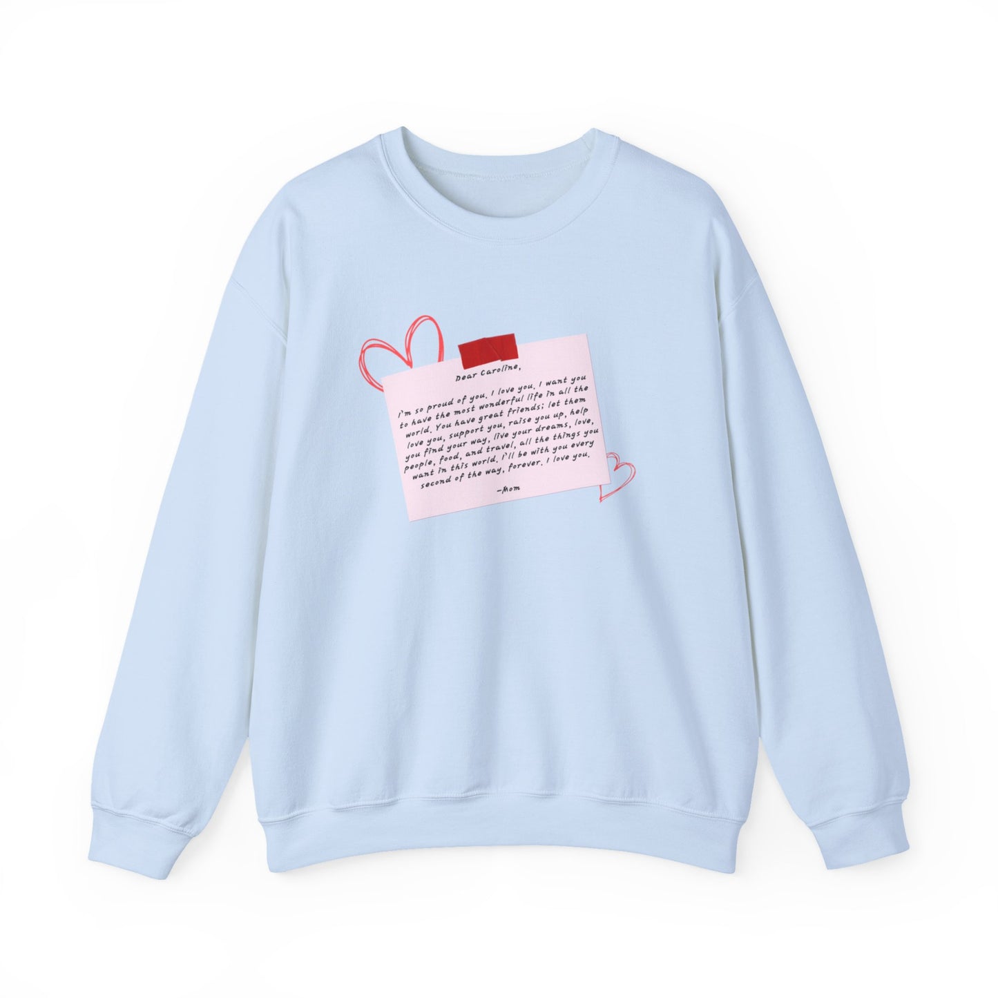 Caroline's Letter Crewneck Sweatshirt