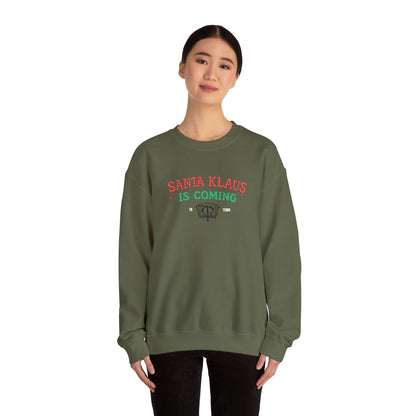Santa Klaus Crewneck Sweatshirt (Embroidery)