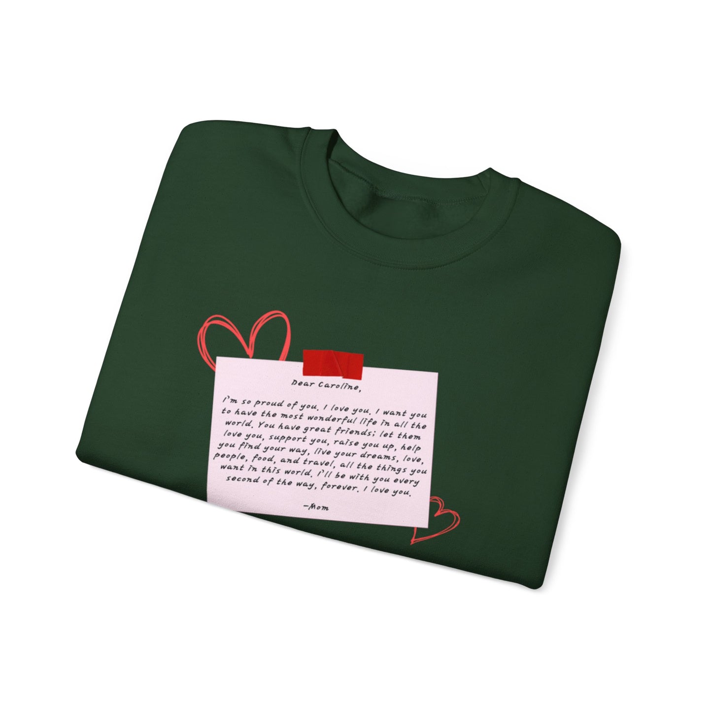 Caroline's Letter Crewneck Sweatshirt
