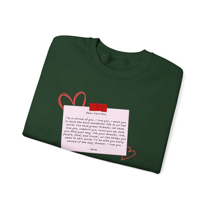 Caroline's Letter Crewneck Sweatshirt