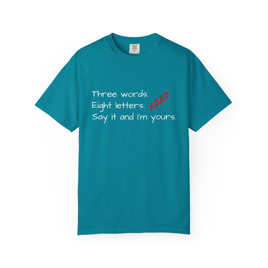 3 Words, 8 Letters Gossip Girl T-Shirt