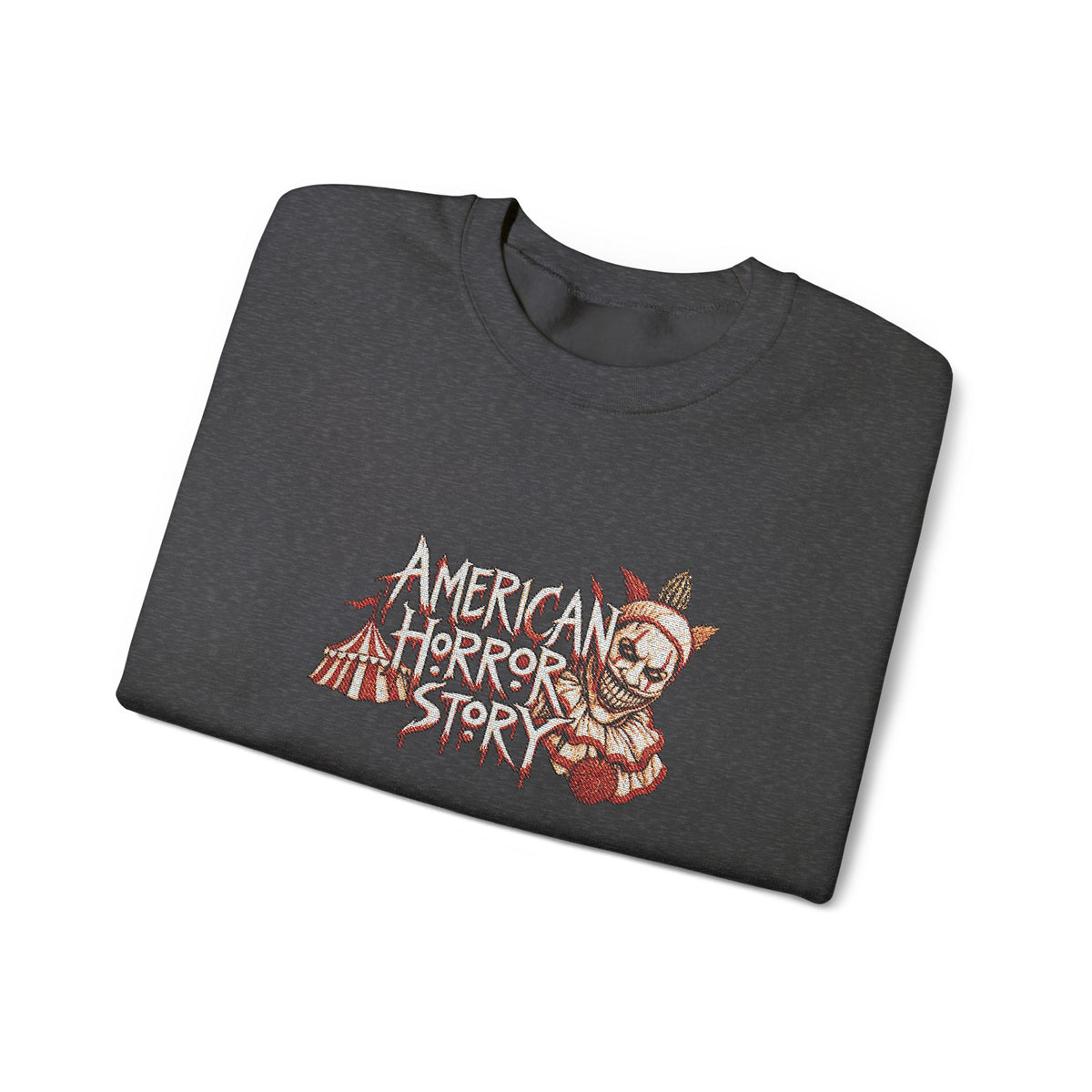 Twisty the Clown Crewneck Sweatshirt (Embroidery)