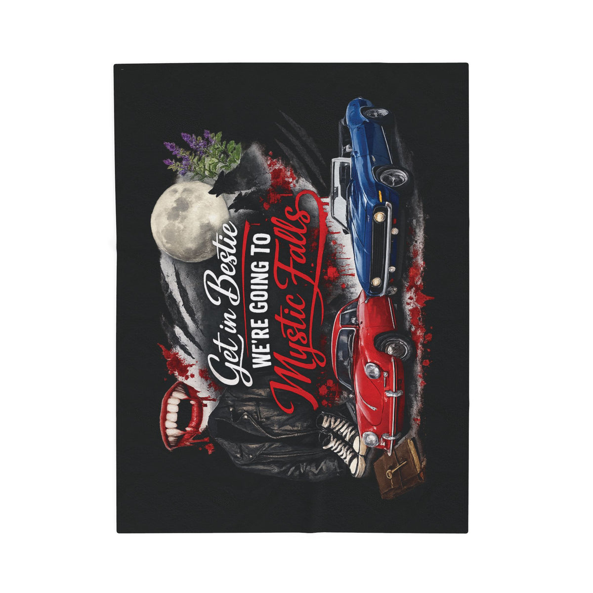 Mystic Falls Velveteen Plush Blanket