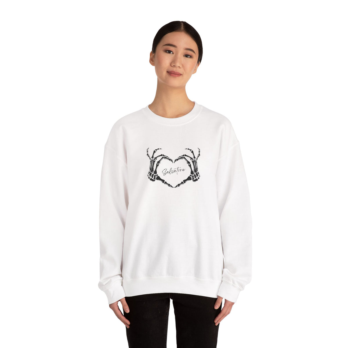 Skeletal Salvatore Crewneck Sweatshirt (Embroidery)