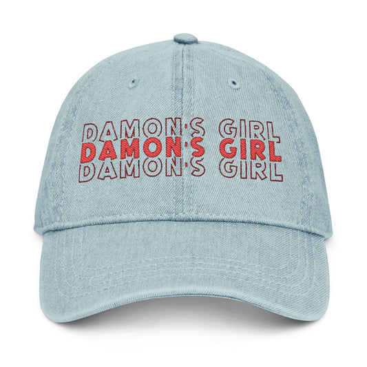Damon's Girl Denim Hat (Embroidery)