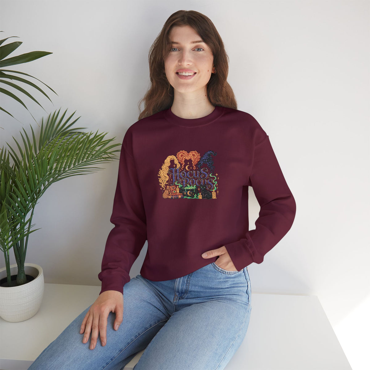 Hocus Pocus Crewneck Sweatshirt (Embroidery)