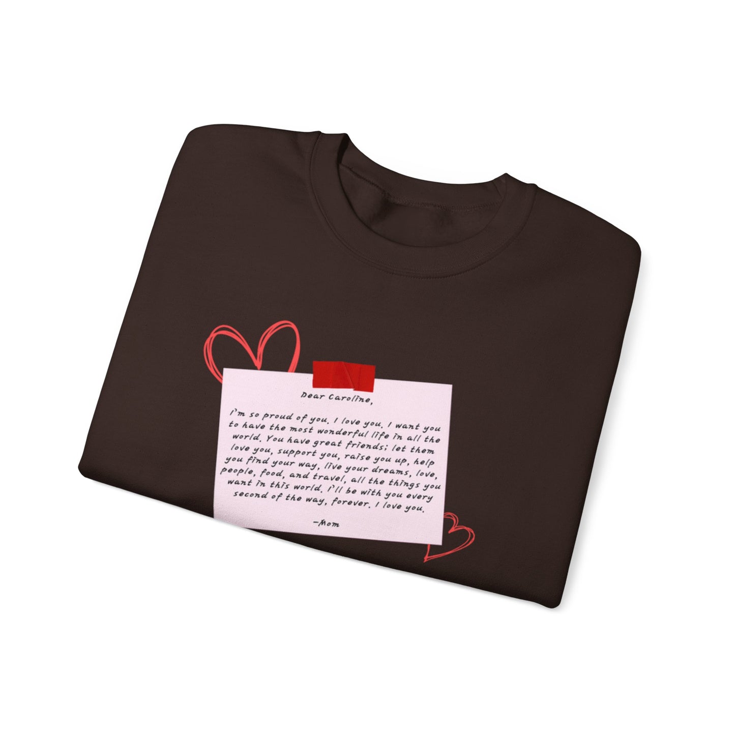 Caroline's Letter Crewneck Sweatshirt