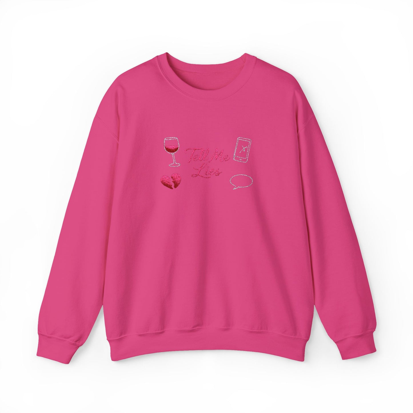 Tell Me Lies Crewneck Sweatshirt (Embroidery)
