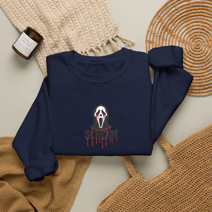 Scream Crewneck Sweatshirt (Embroidery)