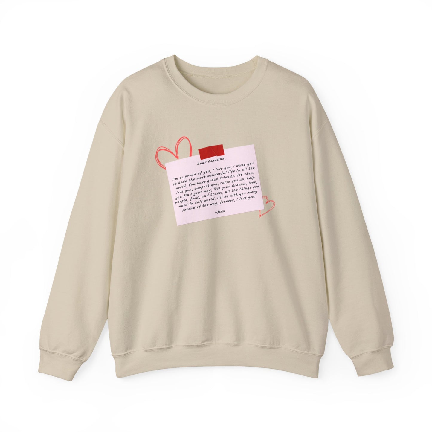 Caroline's Letter Crewneck Sweatshirt