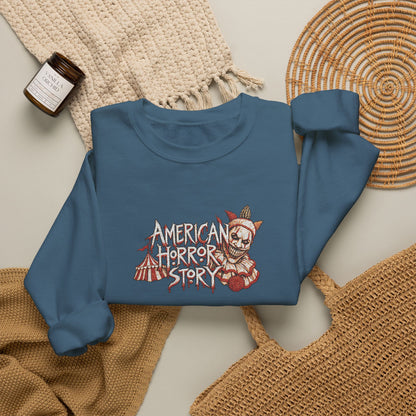 Twisty the Clown Crewneck Sweatshirt (Embroidery)