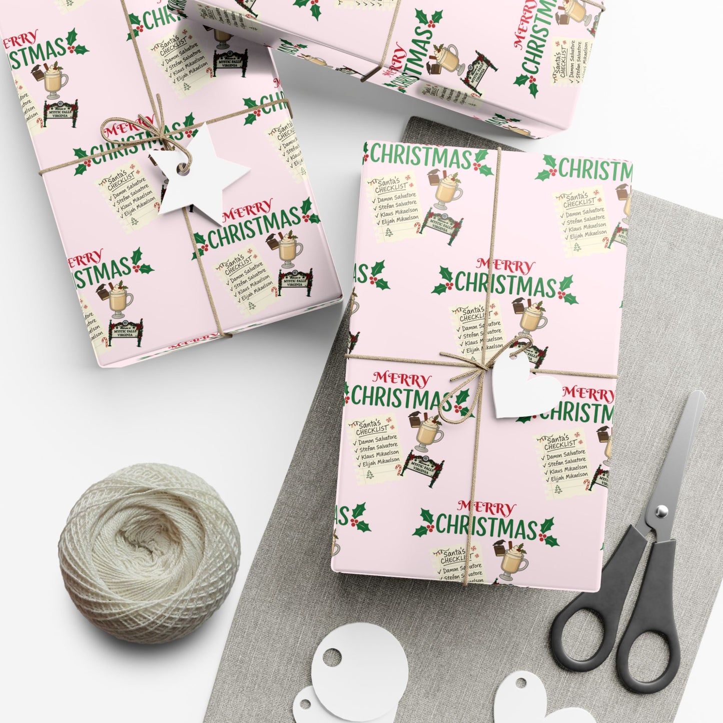 TVD Christmas Gift Wrap Papers