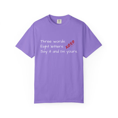 3 Words, 8 Letters Gossip Girl T-Shirt