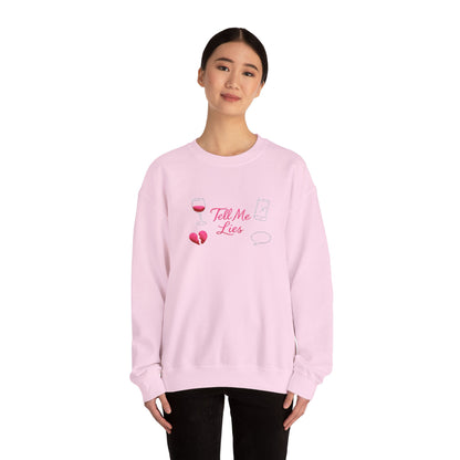 Tell Me Lies Crewneck Sweatshirt (Embroidery)