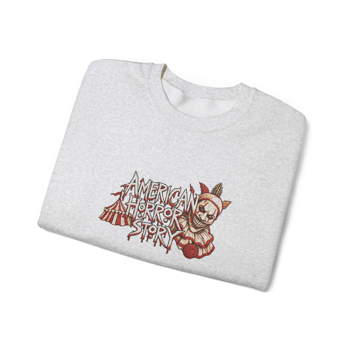 Twisty the Clown Crewneck Sweatshirt (Embroidery)