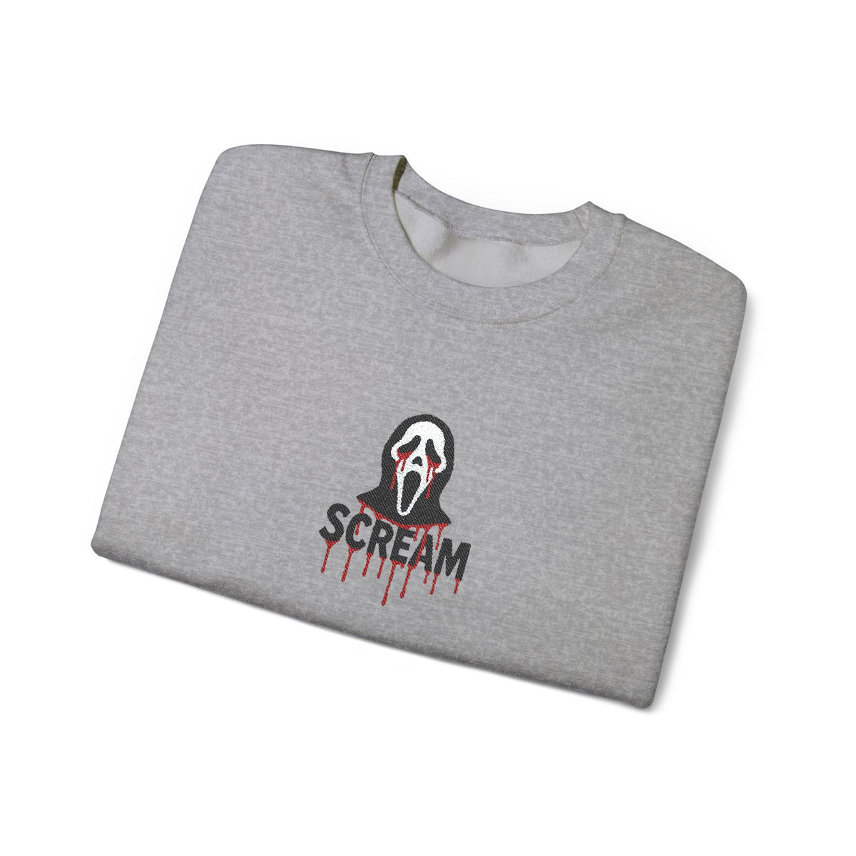 Scream Crewneck Sweatshirt (Embroidery)