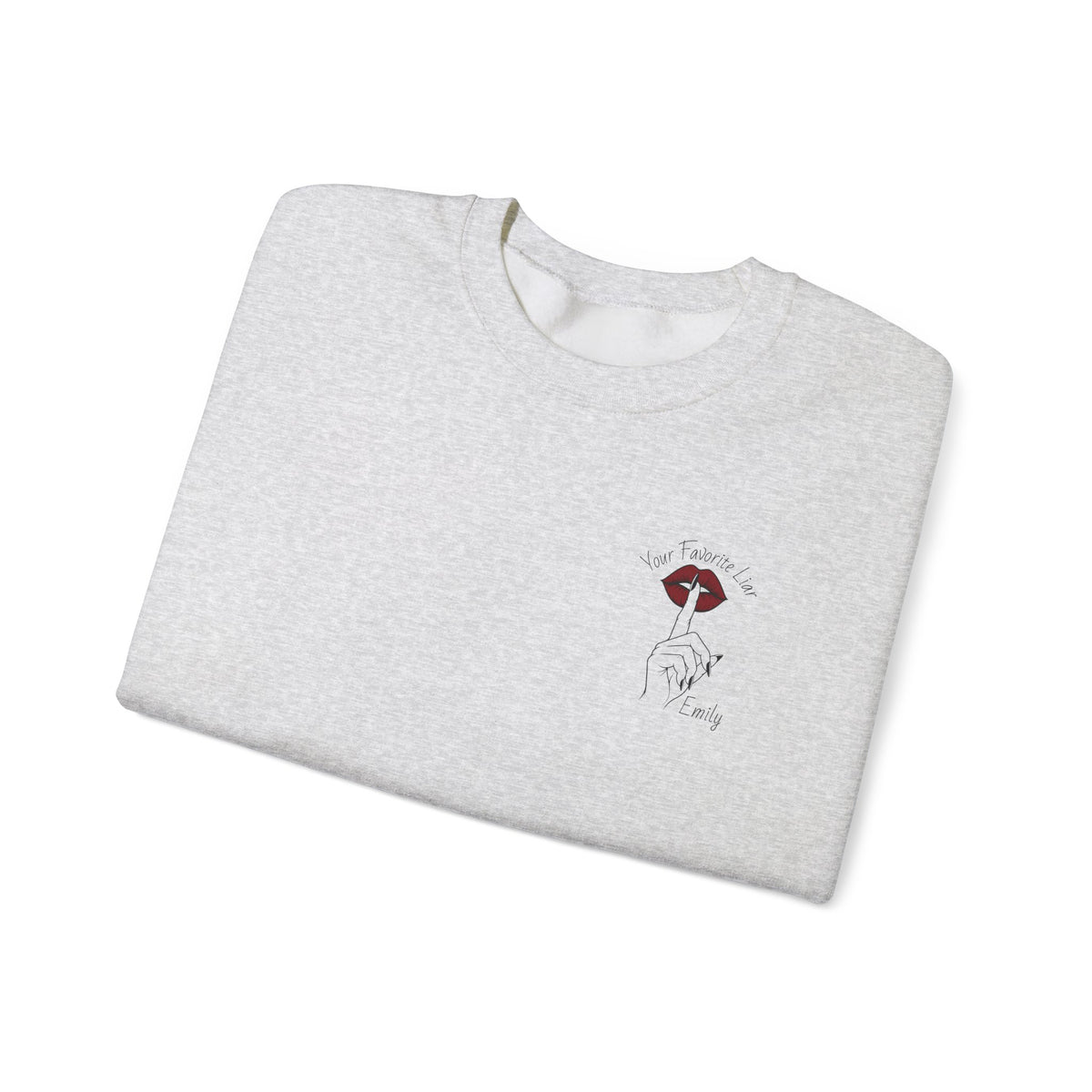 Your Favorite Liar Emily's Txts Crewneck Sweatshirt