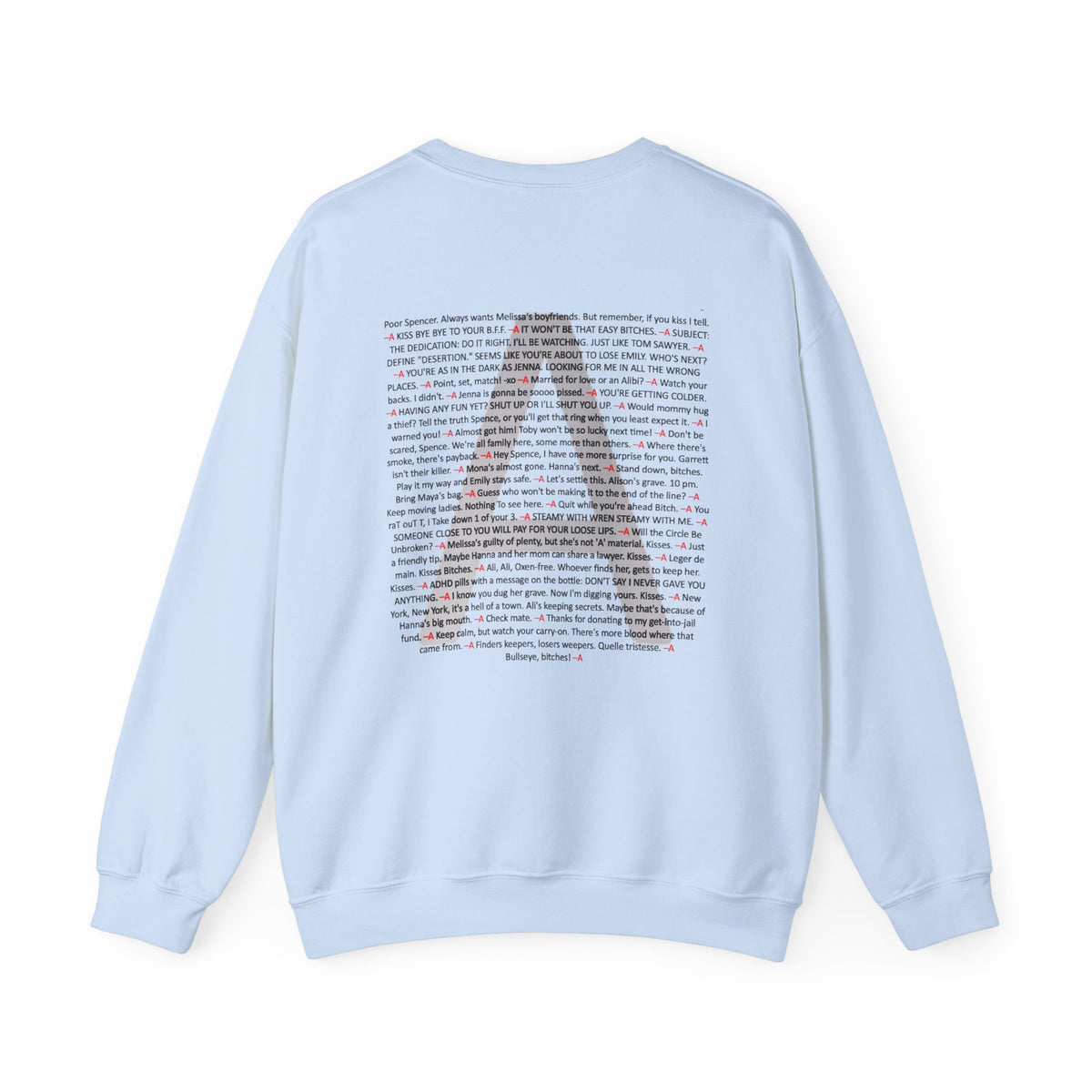 Your Favorite Liar Spencer's Txts Crewneck Sweatshirt