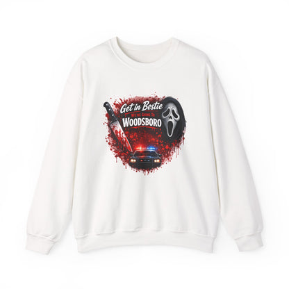 Get in Bestie (Woodsboro) Crewneck Sweatshirt