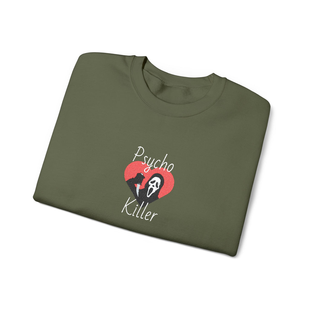 Psycho Killer Crewneck Sweatshirt (Embroidery)