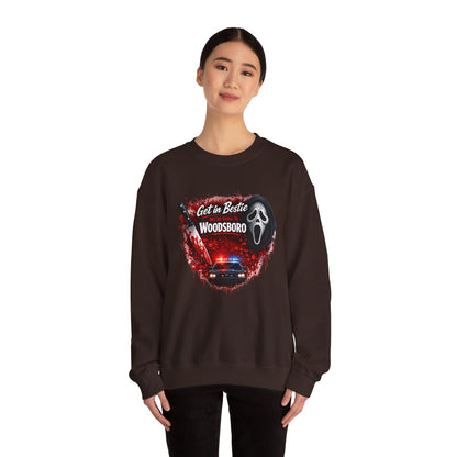 Get in Bestie (Woodsboro) Crewneck Sweatshirt