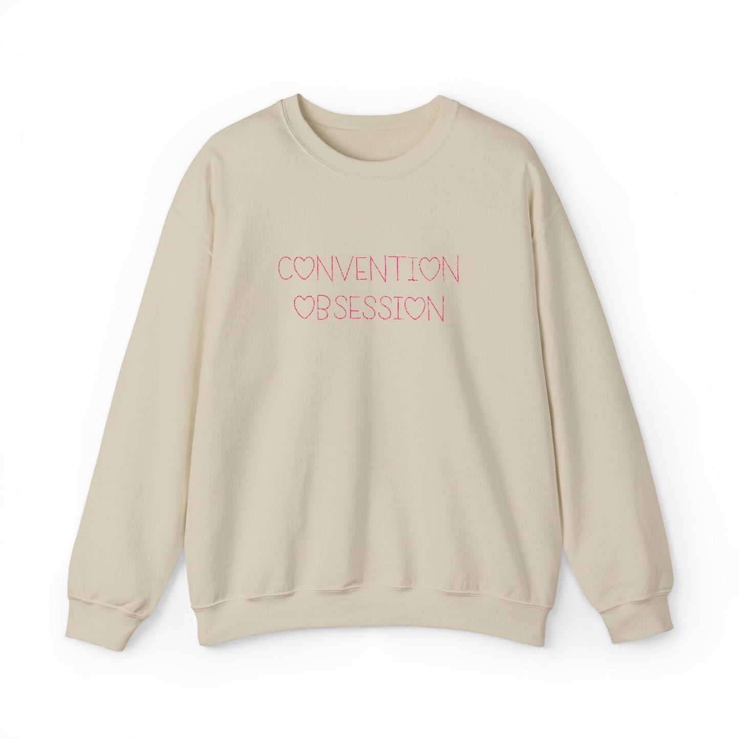 Convention Obsession Crewneck Sweatshirt (Embroidery)